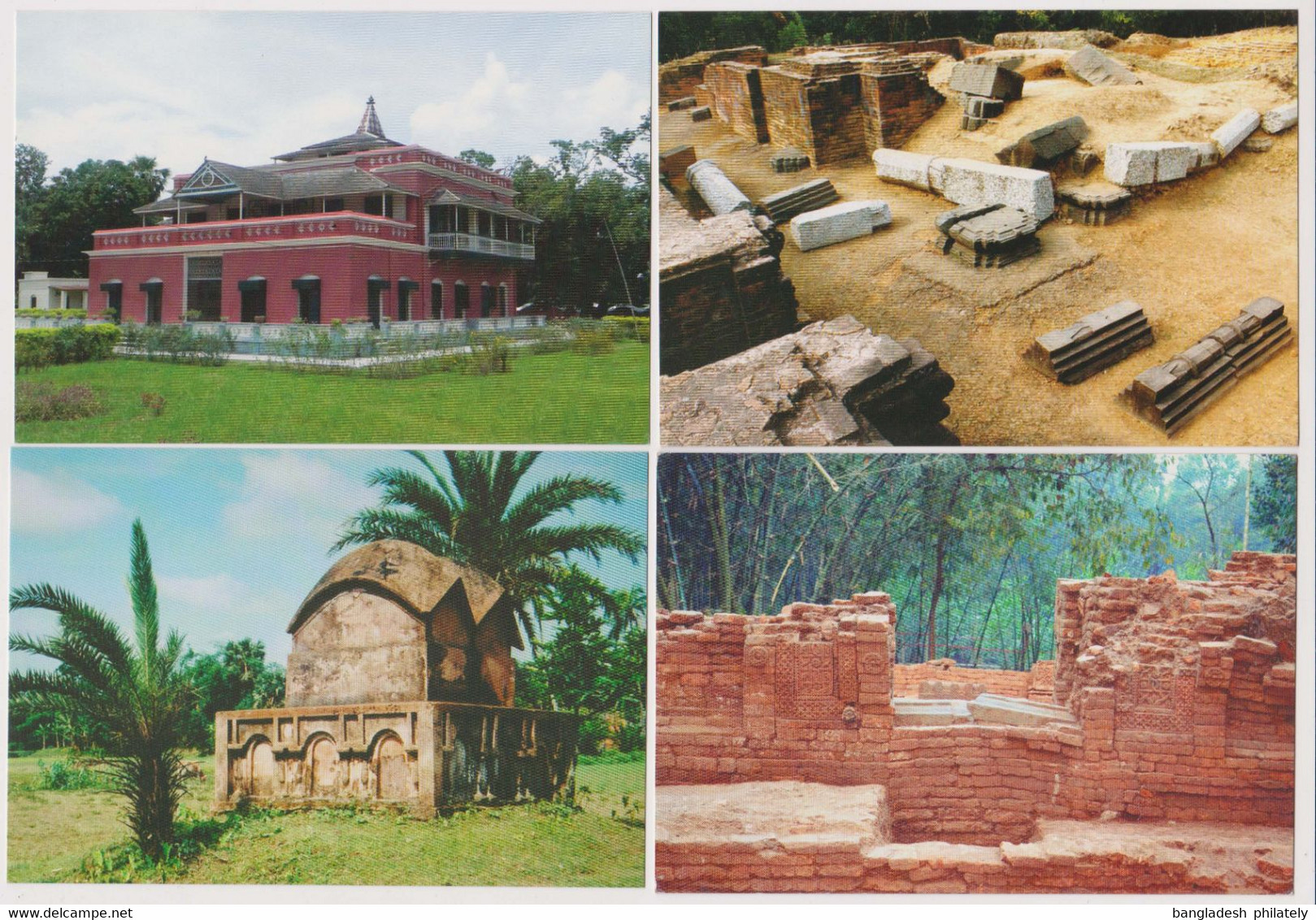 Bangladsh 2010 Commercial Use Complete Set of 30 Postcard by Govt Archeological Relics RARE Limited Print Mosque Nature