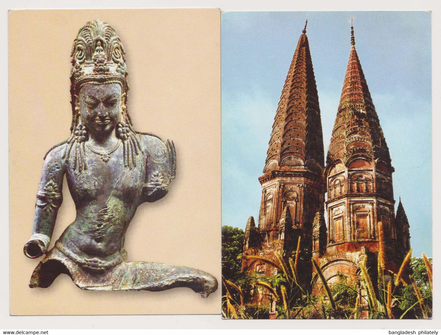 Bangladsh 2010 Commercial Use Complete Set of 30 Postcard by Govt Archeological Relics RARE Limited Print Mosque Nature