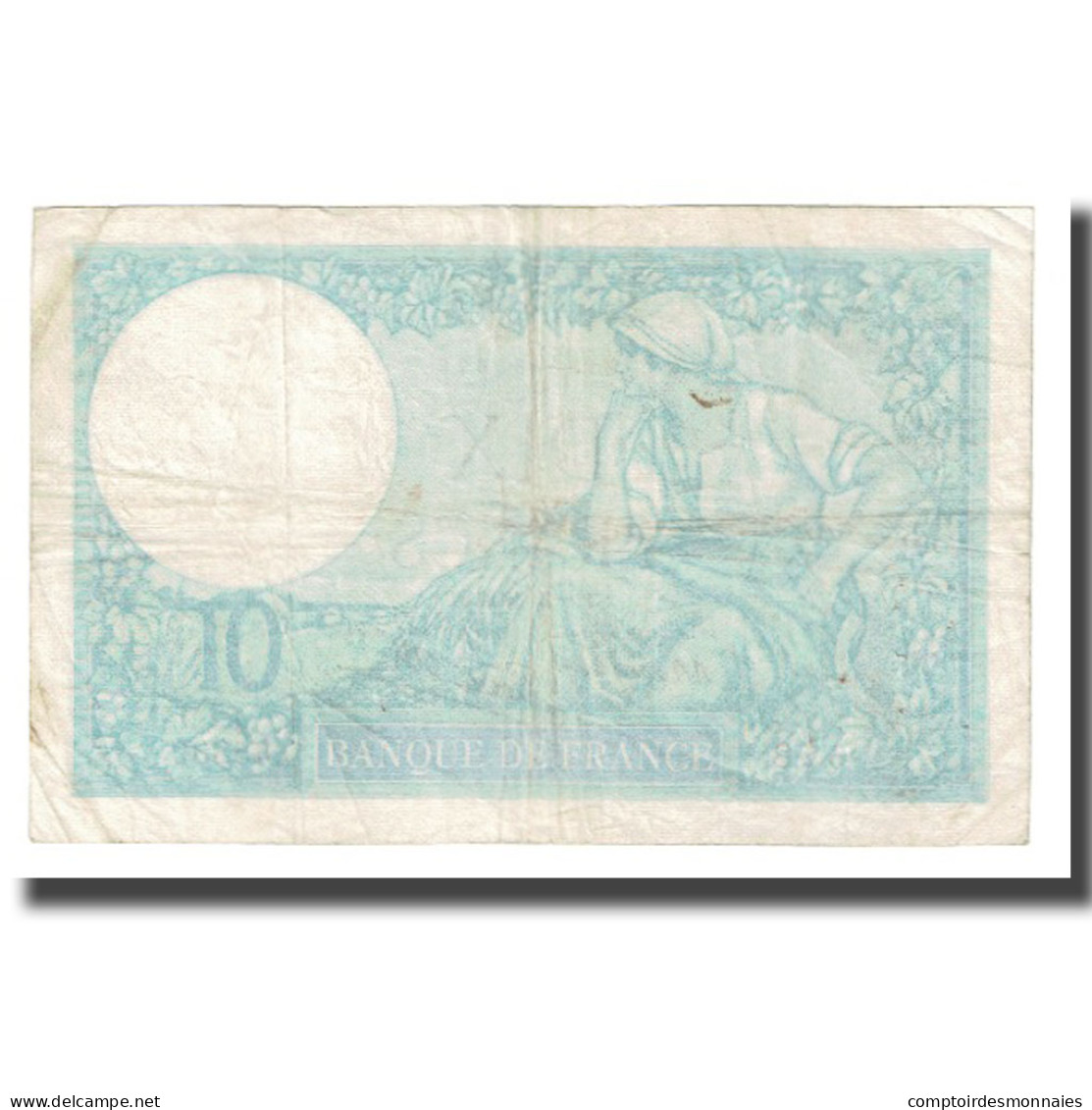 France, 10 Francs, 1941, 1941-12-04, TB, Fayette:7.30, KM:84 - 10 F 1916-1942 ''Minerve''