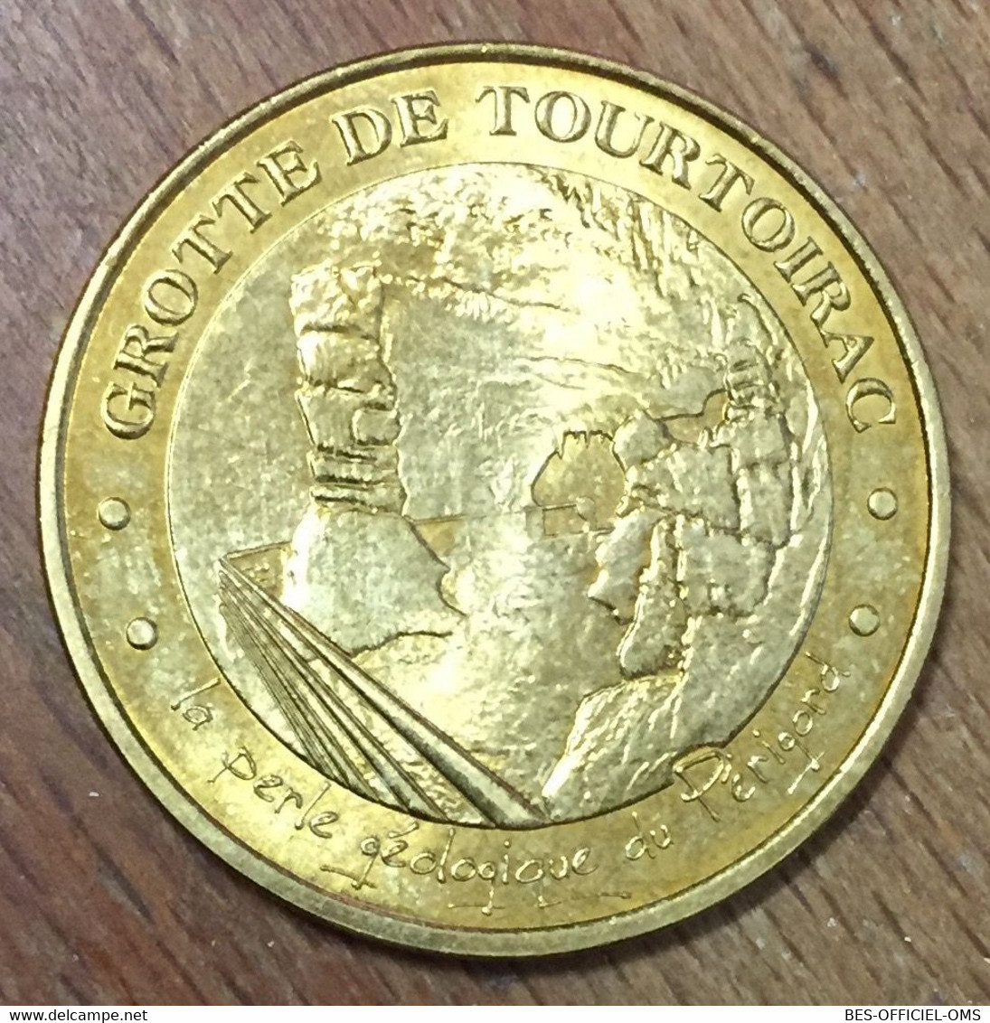 24 GROTTE DE TOURTOIRAC MEDAILLE SOUVENIR MONNAIE DE PARIS 2011 JETON TOURISTIQUE MEDALS COINS TOKENS - 2011