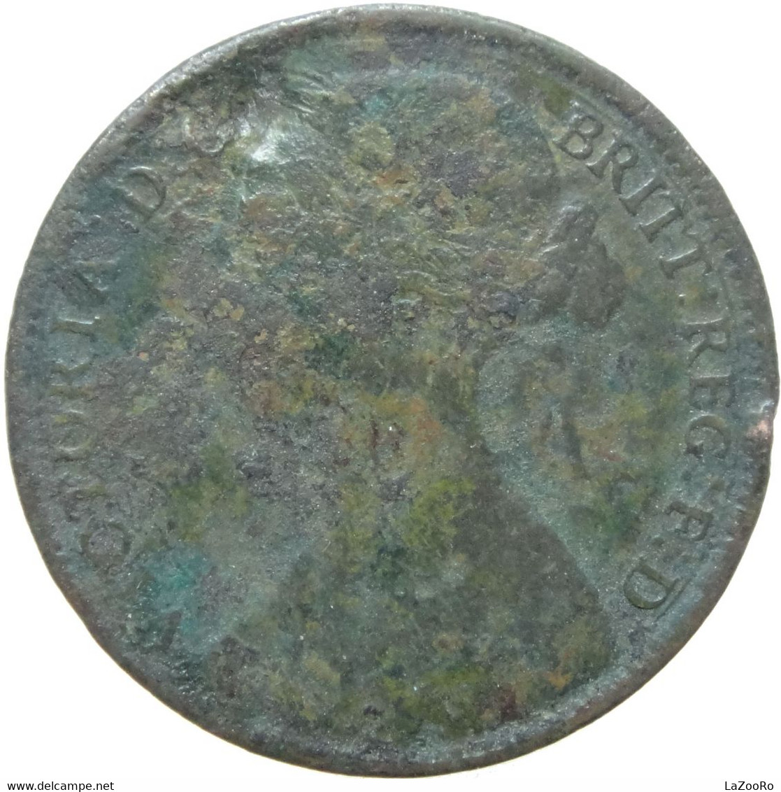 LaZooRo: Great Britain 1 Penny 1861 VG / F - D. 1 Penny