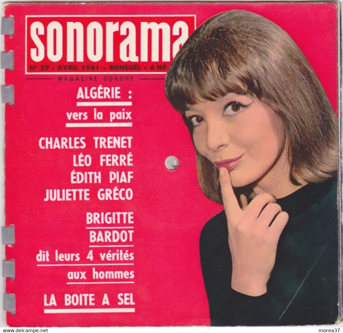 SONORAMA  N°29 Avril 1961 Juliette Greco - Formats Spéciaux