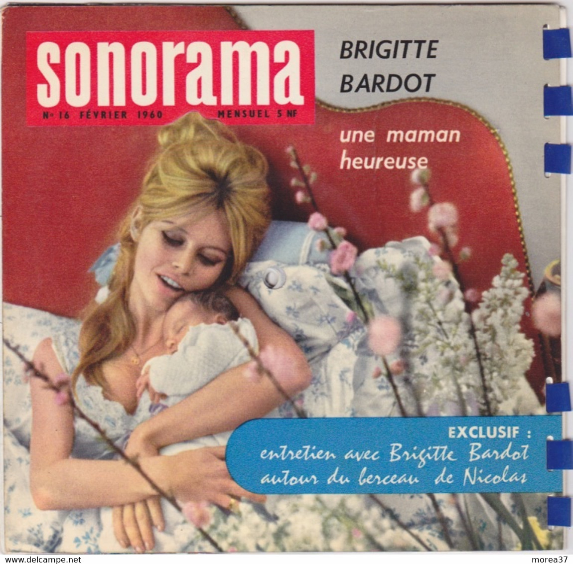 SONORAMA  N°16   Février 1960   De Gaulle  Dos Brigitte Bardot - Formats Spéciaux