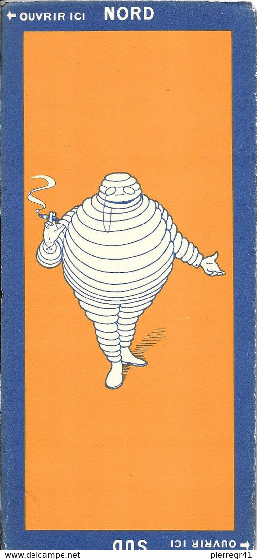 CARTE-ROUTIERE-MICHELIN-1924-N°75-N°2435-19-FRANCE-BORDEAUX/TULLE-Carte TBE -Couverture TBE - Cartes Routières