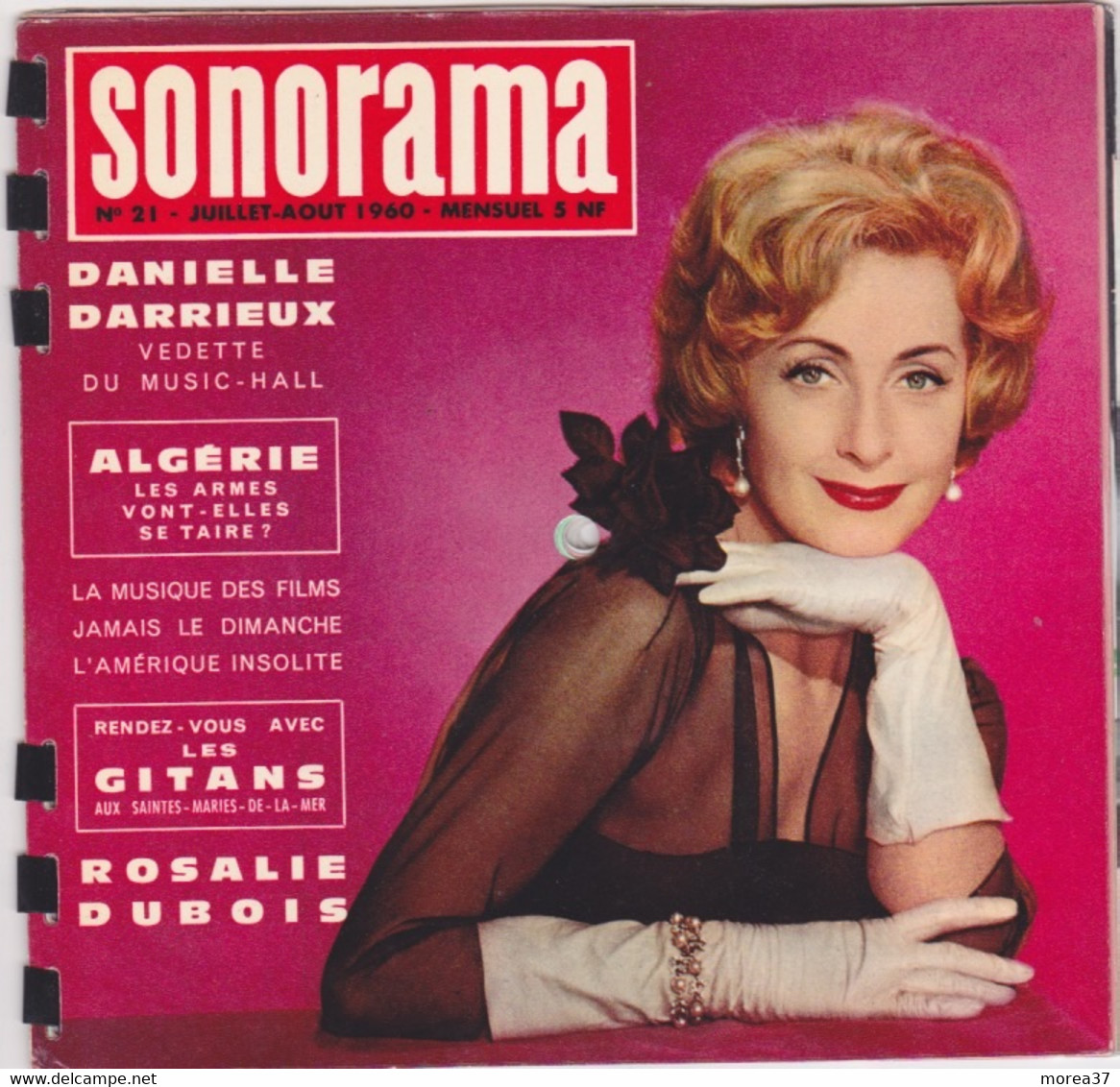 SONORAMA  N°21  Juillet Aout 1960  Danielle Darrieux - Formats Spéciaux