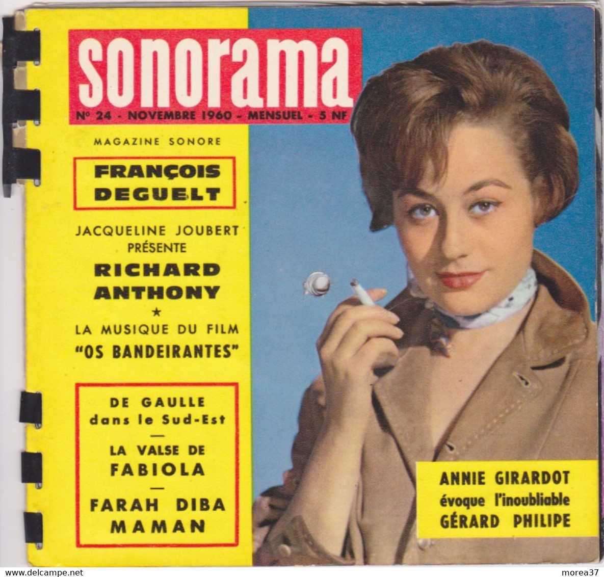 SONORAMA  N°24 Novembre 1960  Annie Girardot - Formats Spéciaux