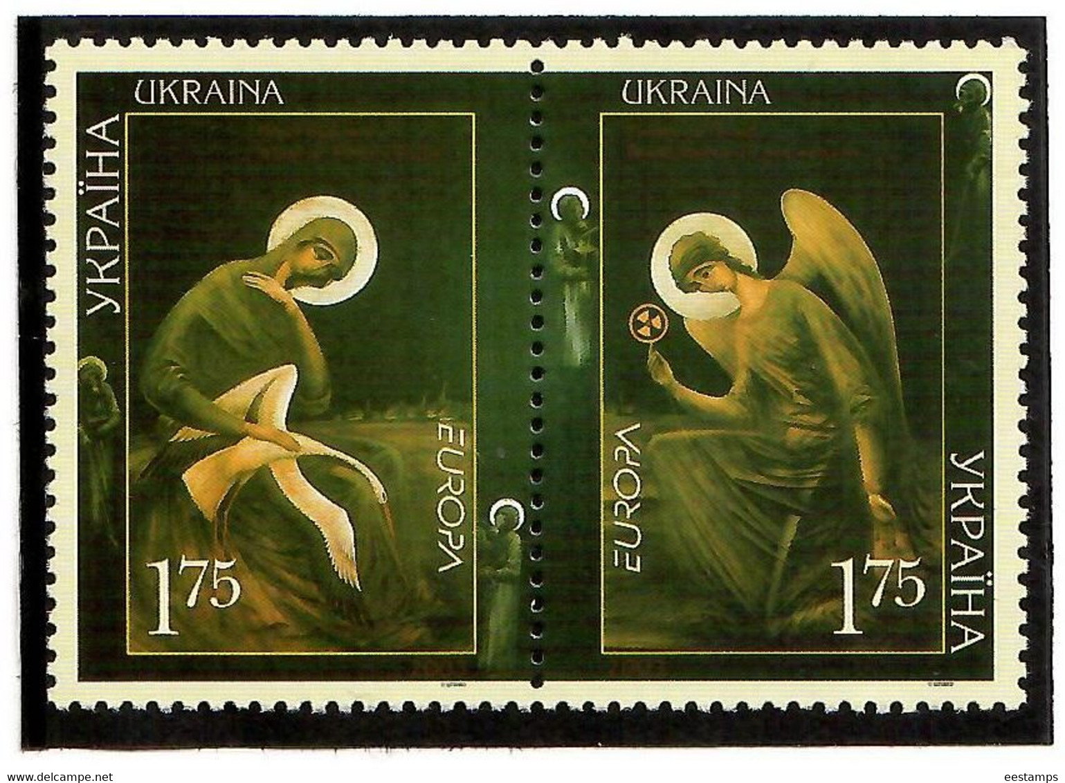 Ukraine 2003 . EUROPA 2003 (Poster Art). Strip Of 2v X1.75.   Michel # 562-63 - Ukraine