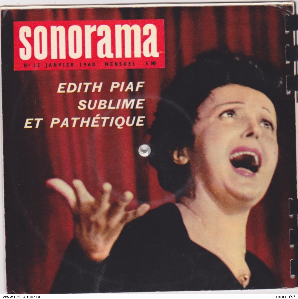 SONORAMA  N°15 Janvier 1960     Colette Deréal - Formats Spéciaux