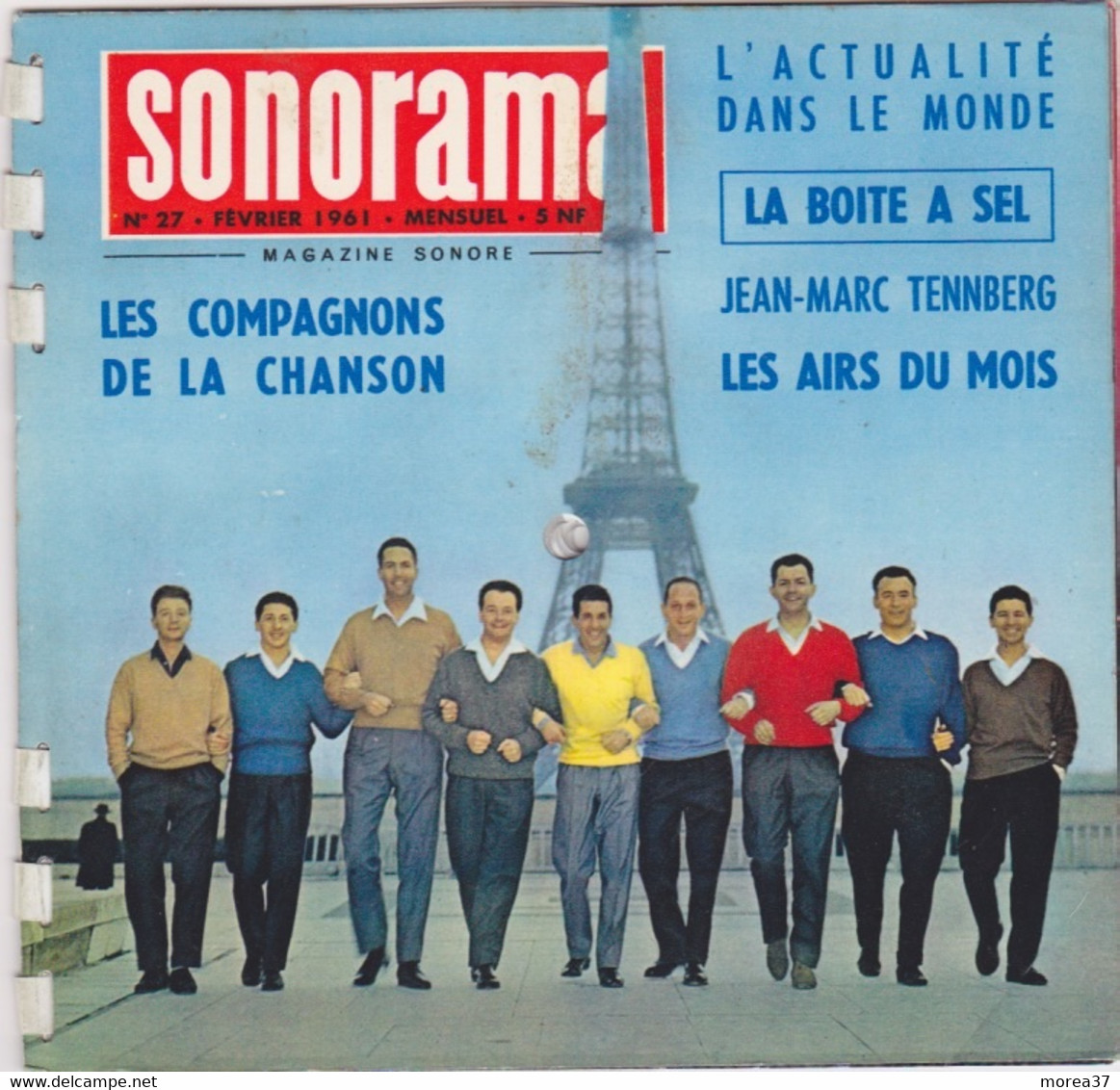 SONORAMA  N°27  Février 1961     Les Compagnons De La Chanson - Formats Spéciaux