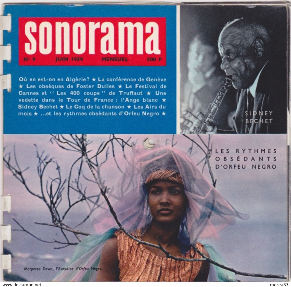 SONORAMA  N°9   Juin 1959    Sydney Bechet - Formats Spéciaux
