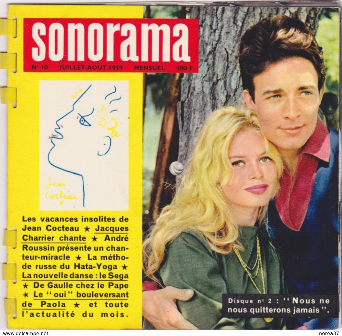 SONORAMA  N°10  Juillet Aout 1959    Brigitte Bardot - Formats Spéciaux