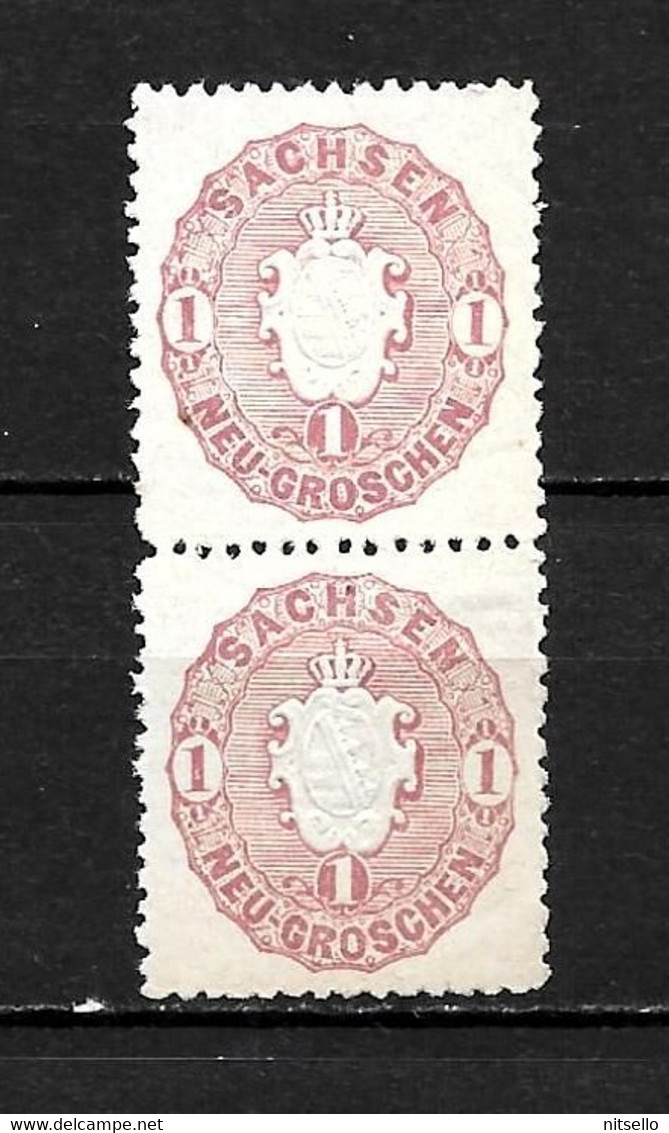 LOTE 2137 /// (C020) SAXE 1863  YVERT Nº: 15 NSG - CATALOG/COTE: 4,20€  ¡¡¡ OFERTA - LIQUIDATION - JE LIQUIDE !!! - Sachsen