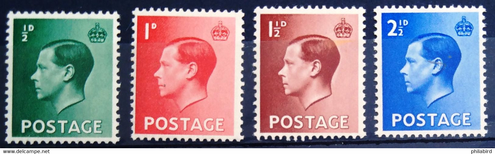 GRANDE-BRETAGNE                      N° 205/208                      NEUF* - Unused Stamps