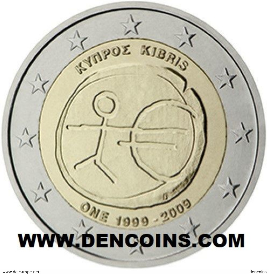 2 Euro CHIPRE 2009 UEM EMU - CYPRUS - NUEVA - SIN CIRCULAR - NEW 2€ - Chypre