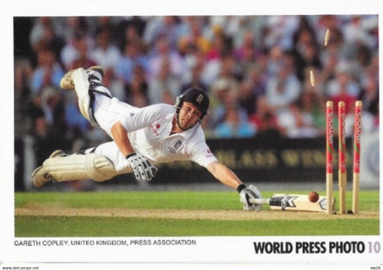 Sports - Cricket - World Press Photo, Gareth Copley - Carte Publicitaire (Canon) N° 10 Sydney - Cricket