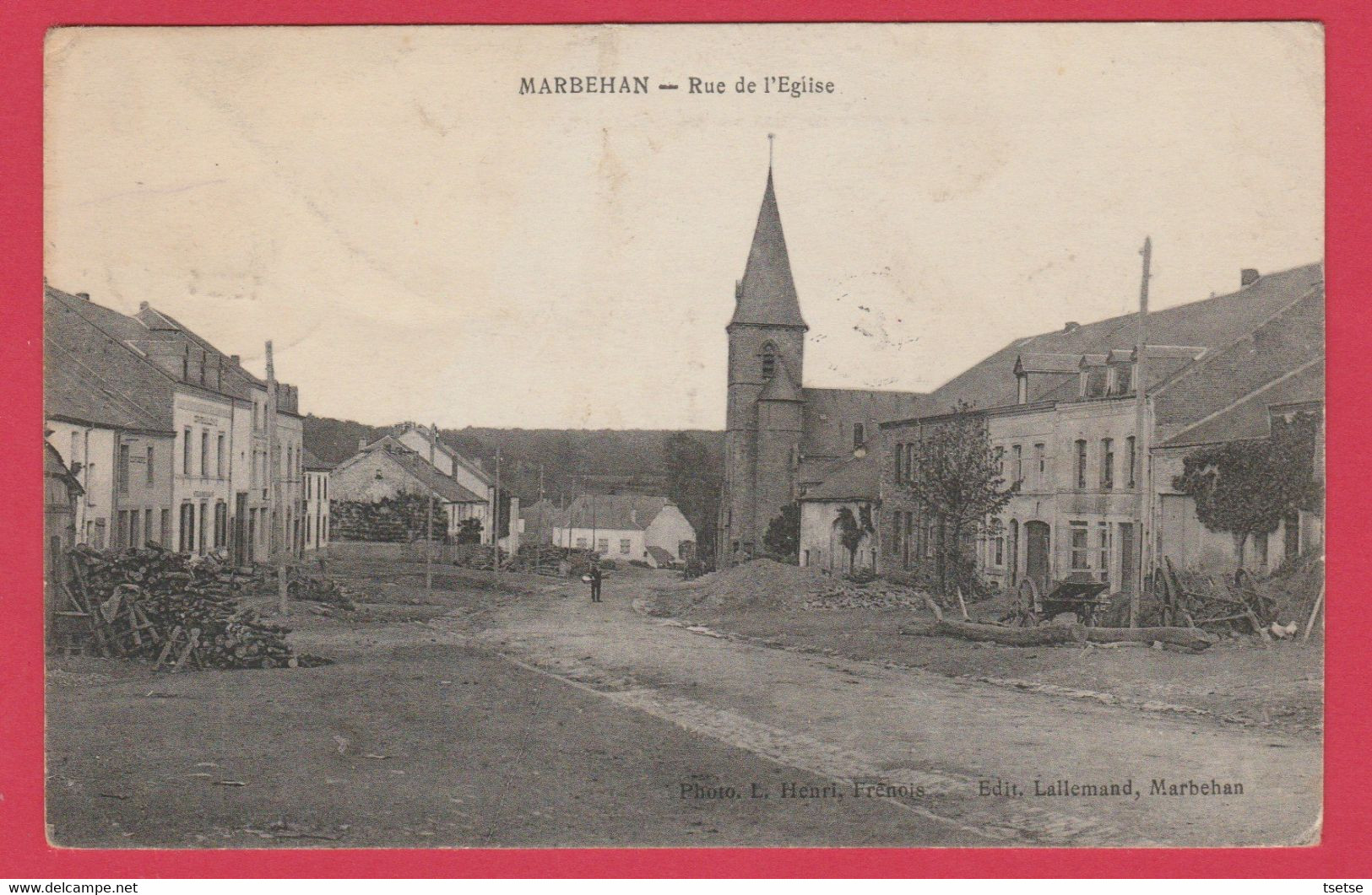 Marbehan -  Rue De L'Eglise - 1924  ( Voir Verso ) - Habay