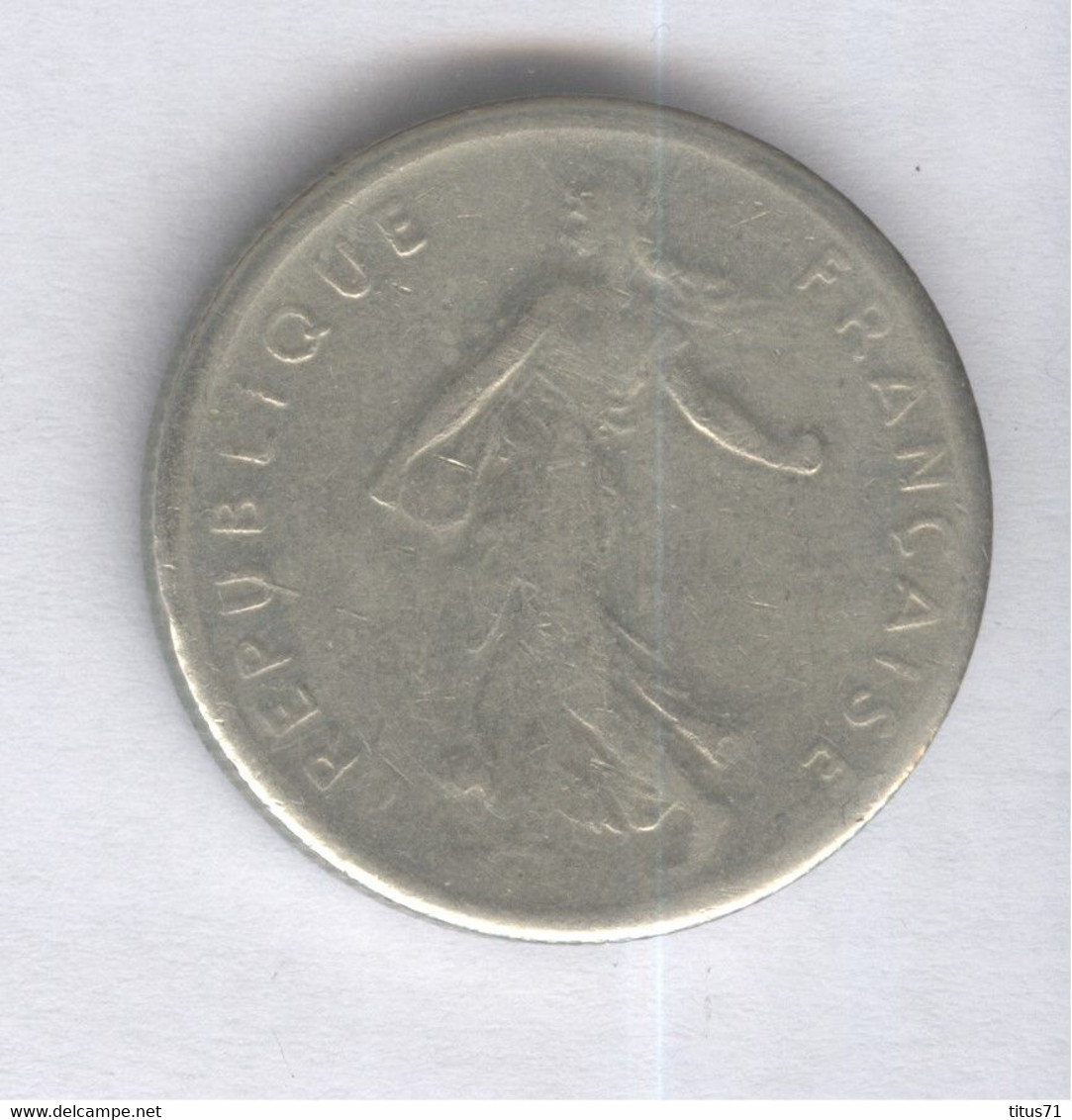 Fausse 5 Francs France 1962 - Tranche Striée - Exonumia - Variétés Et Curiosités