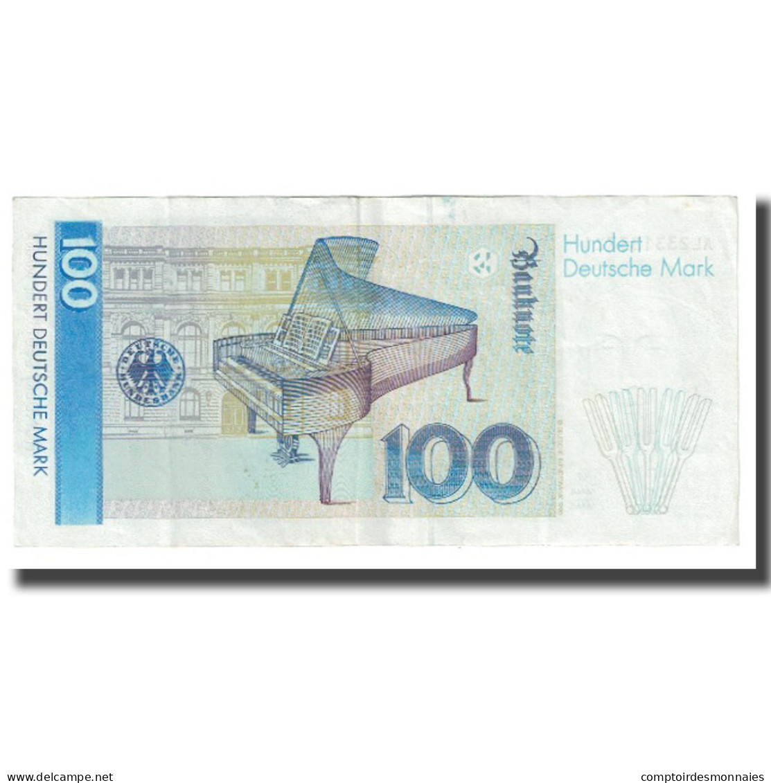 Billet, République Fédérale Allemande, 100 Deutsche Mark, 1989, 1989-01-02 - 100 DM
