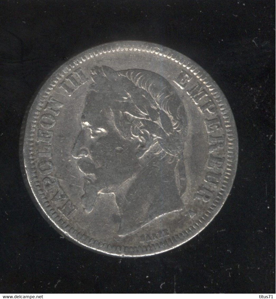 Fausse 2 Francs France 1870 X Moulée - Plomb ? - Exonumia - Variétés Et Curiosités