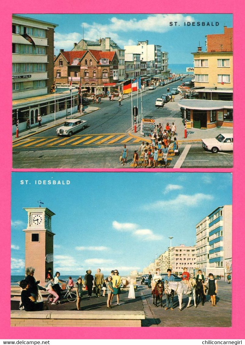 Lot De 6 Cp De ST IDESBALD - Vue Aérienne Plage Et Digue - Multivues - Un Bonjour - Animée - VAN MIEGHEM - Koksijde