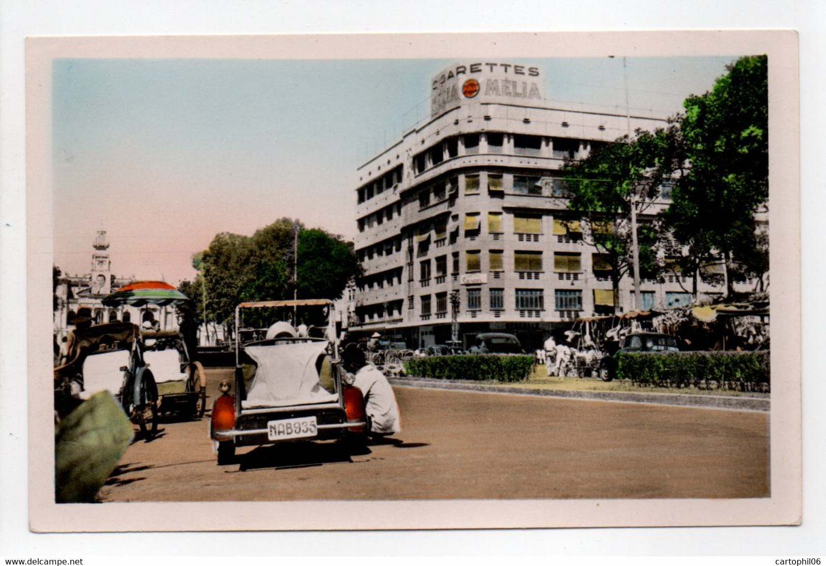 - CPA SAIGON (Sud Viet-Nam) - Boulevard Charner En Face De L'Hôtel De Ville - Photo NGOC-HAI N° 16 - - Vietnam