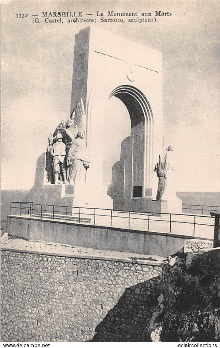 Thème: Monuments Aux Morts  Ou Lanterne Des Morts Ou Combattants 1870  : Marseille   13       (voir Scan) - Denkmäler