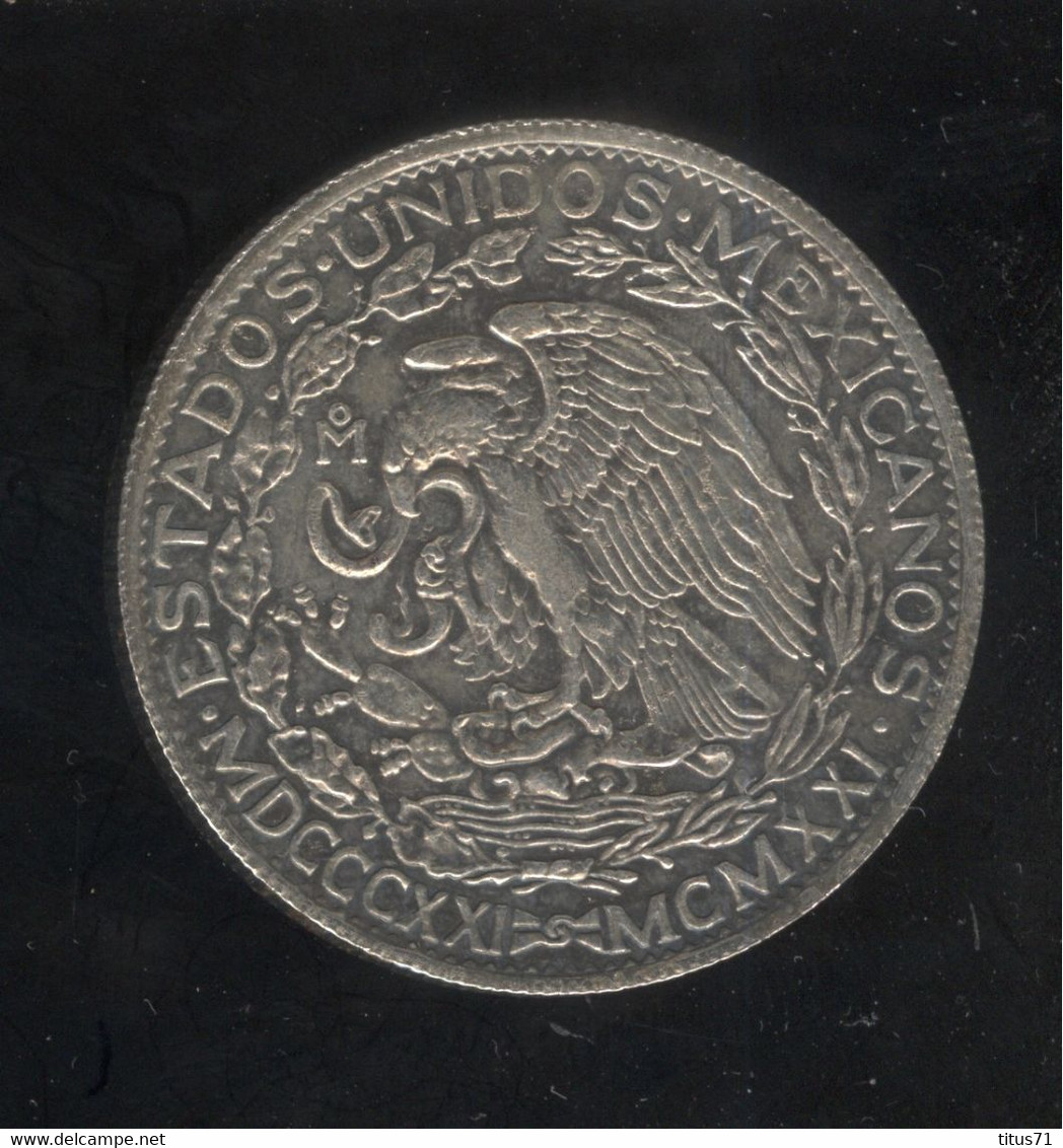 Fausse 2 Pesos Mexique 1921 - Tranche Striée - Exonumia - Mexiko