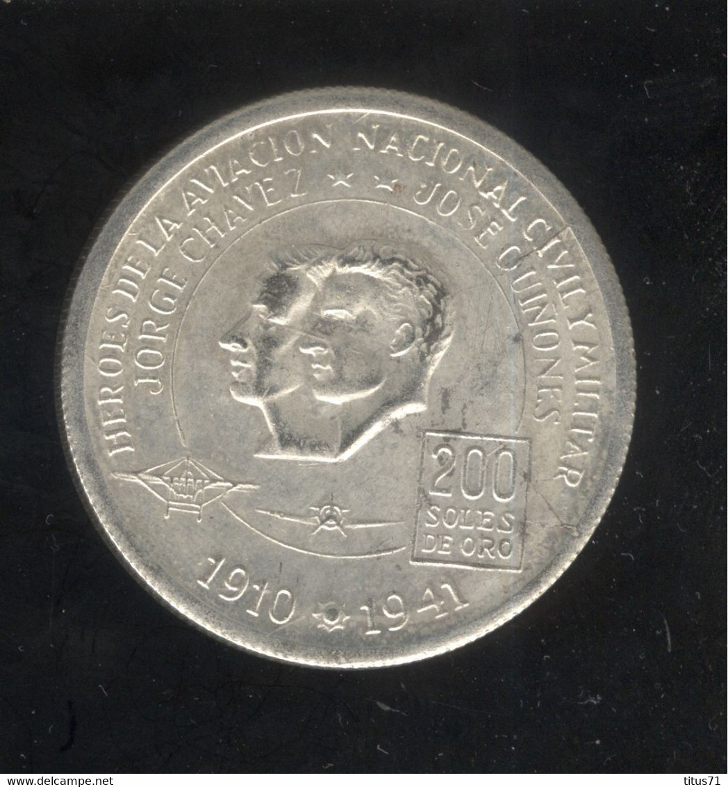 Fausse 200 Soles Pérou 1975 - Tranche Striée - Exonumia - Perú