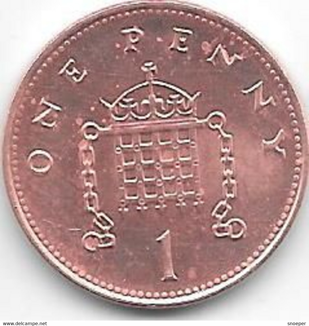 Great Britain 1 Penny 1998  Km 986  Unc/ms63 - 1 Penny & 1 New Penny