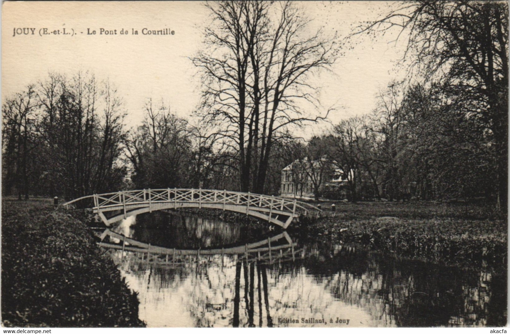 CPA JOUY-Le Pont De La Courtille (128825) - Jouy