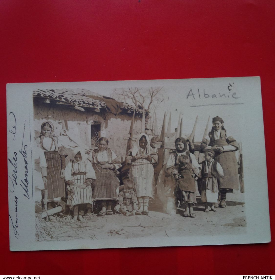 CARTE PHOTO ALBANIE 1917 FEMME SERBE - Albanien