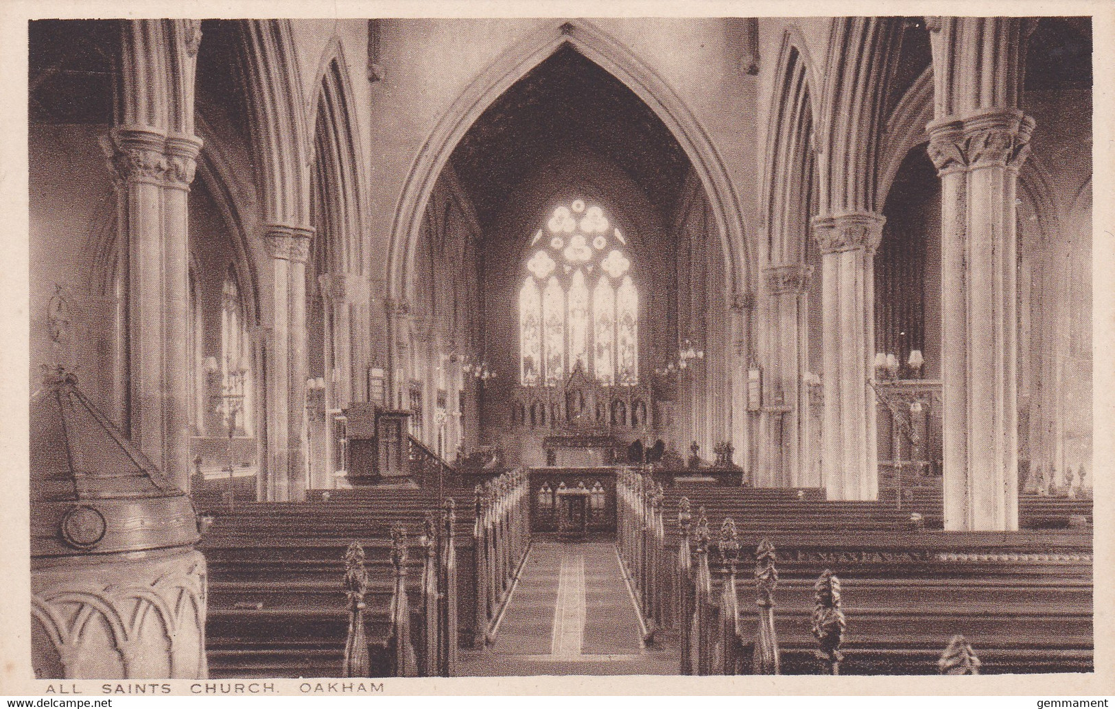 OAKHAM - ALL SAINTS CHURCH INTERIOR - Rutland