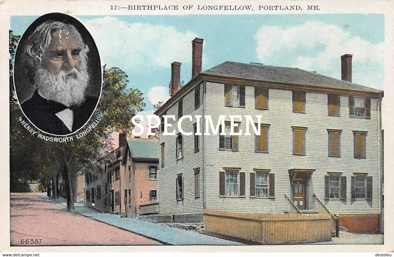 12 Birthplace Of Longfellow - Portland - Portland