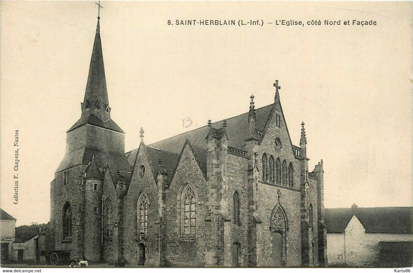 St Herblain * L'église Côté Nord Et Façade - Saint Herblain