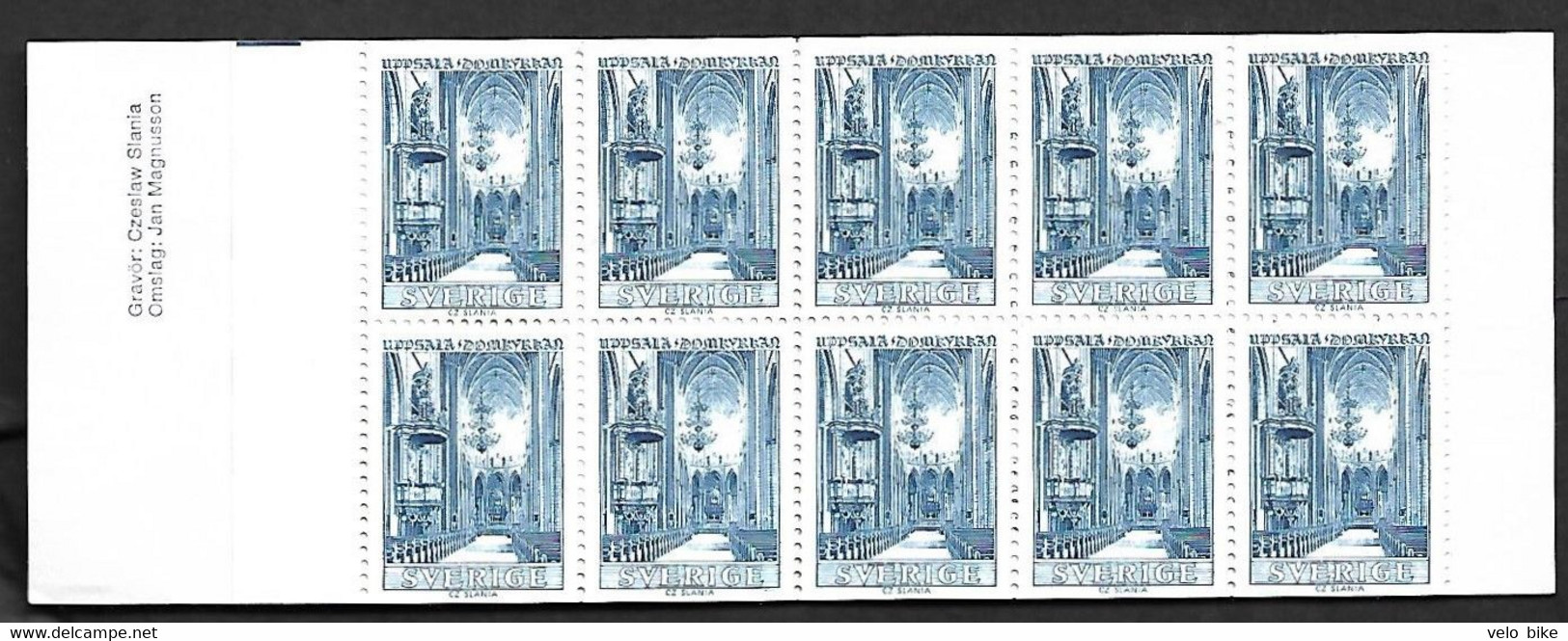 Sweden Test Booklet Proof 1965 Uppsala Cathedral Czeslaw Slania - Altri & Non Classificati