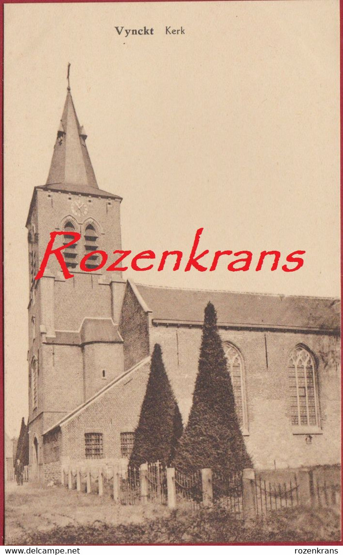 Vinckt Vinkt Kerk Sint-Bartholomeuskerk Geanimeerd ZELDZAAM Deinze (In Zeer Goede Staat) - Deinze