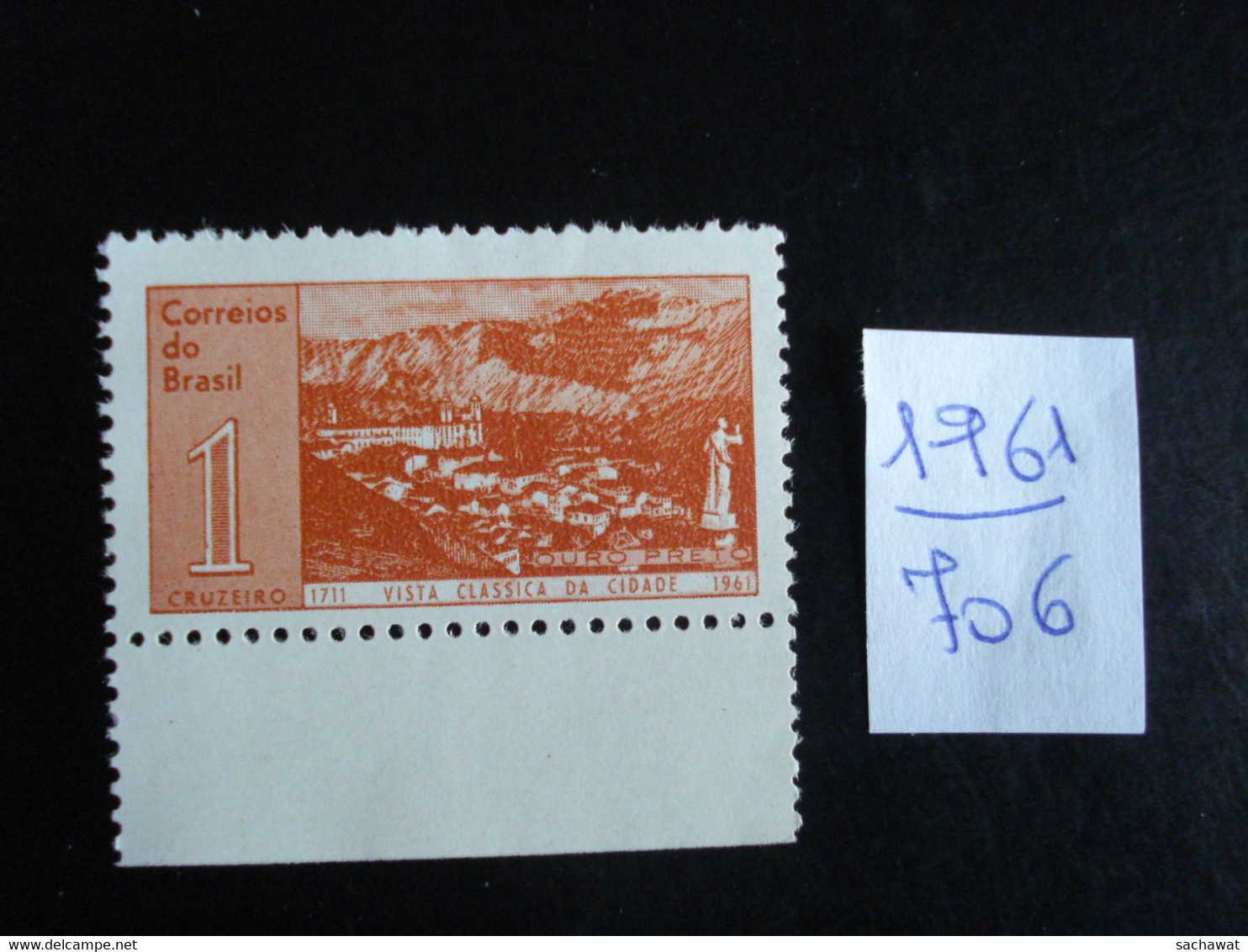 Brésil 1961 - 250° Anniv. De Ouro-Preto - Y.T. 706  - Neuf (**) Mint (MNH) Postfrisch (**) - Sonstige & Ohne Zuordnung