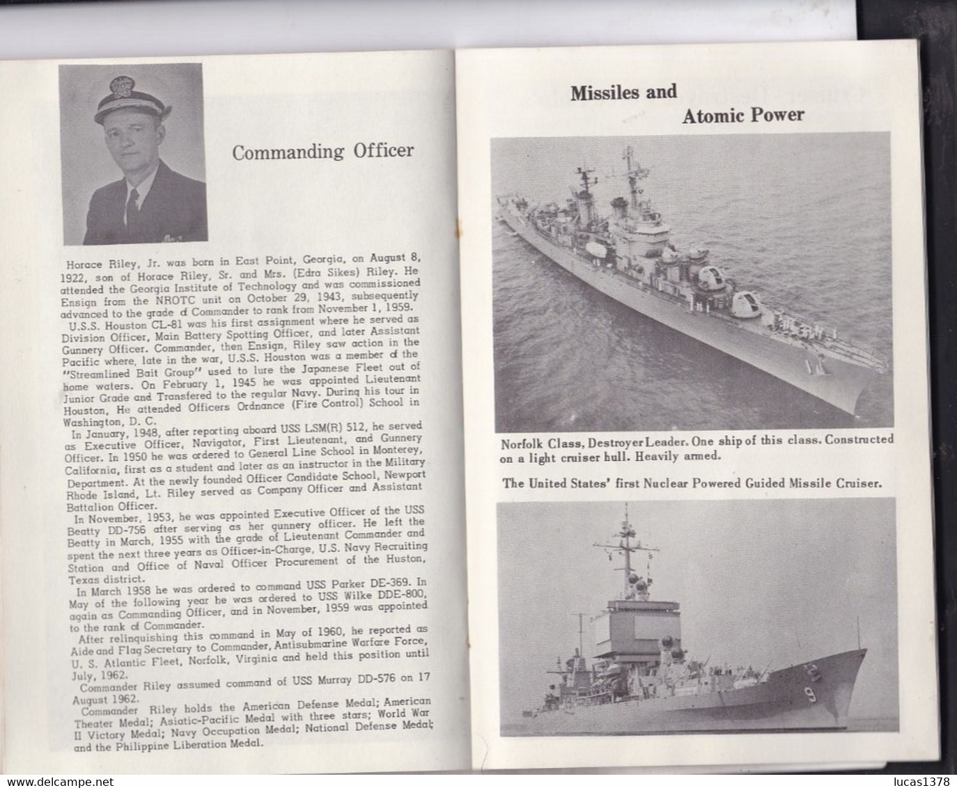 USS MURRAY / DD 576 / GLAD TO HAVE YOU ABOARD / LIVRET DE BORD 8 PAGES / RARE - Amerikaans Leger