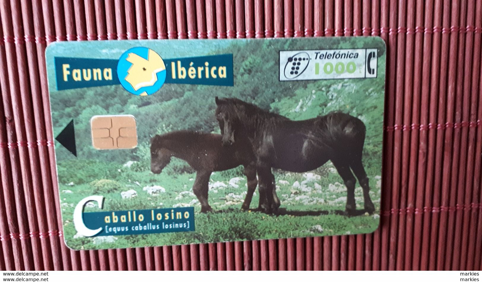 Phonecard Horses Used - Pferde