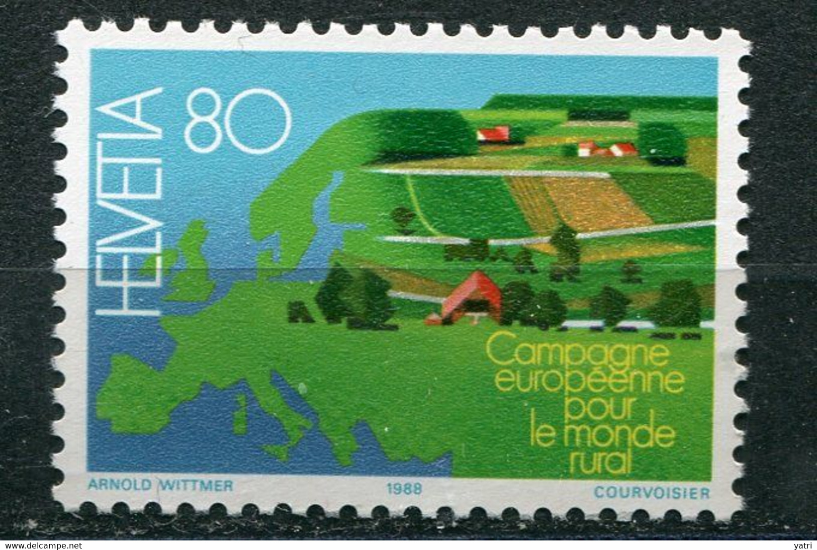 Svizzera (1988) - Campagna Europea Per Il Mondo Rurale ** - Unused Stamps