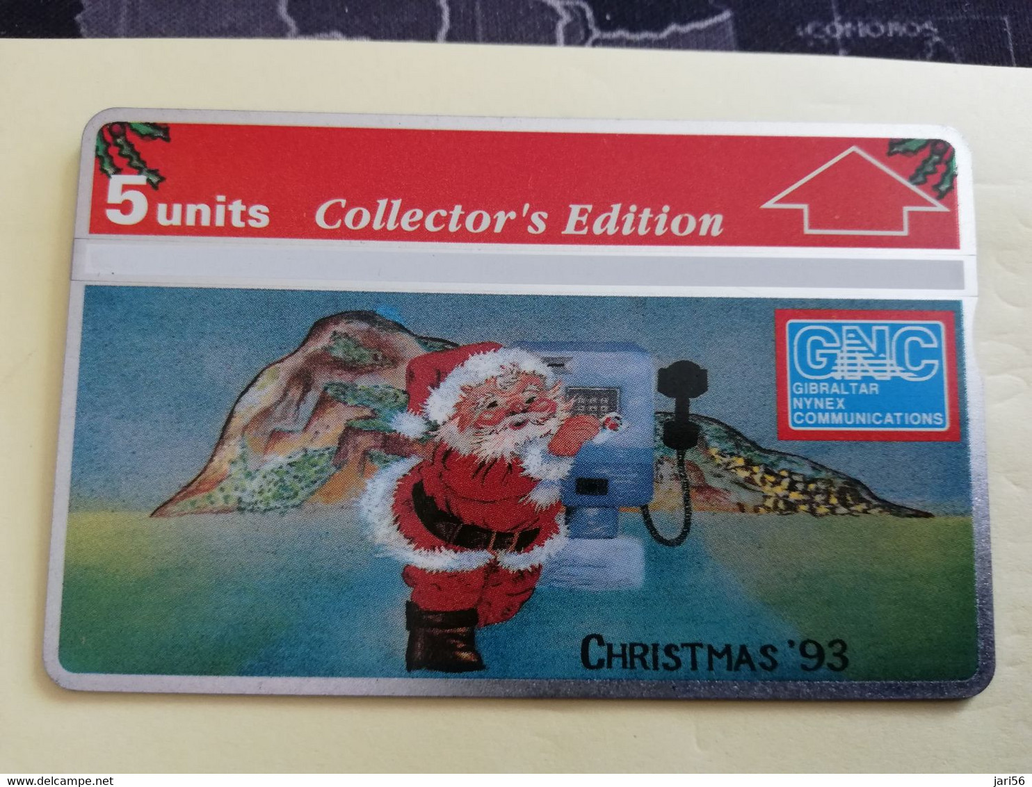 GIBRALTAR  LANDYS & GYR  5 UNITS MINT FATHER CHRITMAS  1993    **3511 ** - Gibraltar