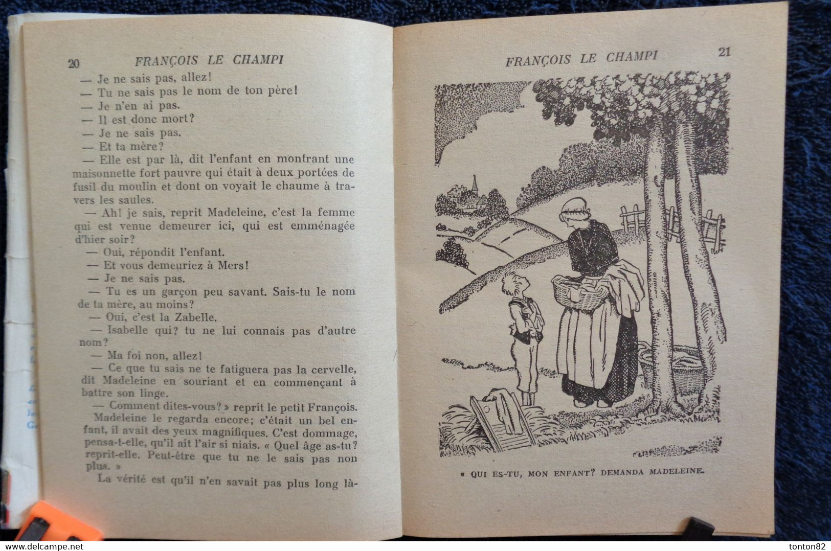 George Sand - François Le Champi - Hachette - Bibliothèque de la Jeunesse - ( 1951 ) .