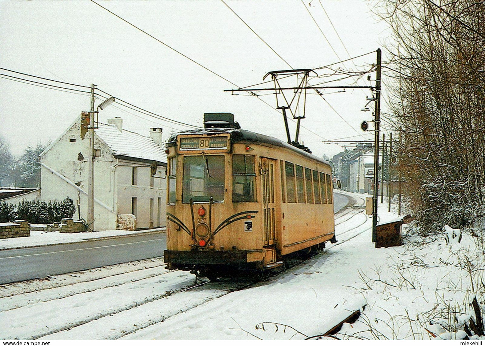 TRAZEGNIES-TRAM 80-SENTIER MADAME-LIGNE CHARLEROI MAURAGE - Fontaine-l'Eveque