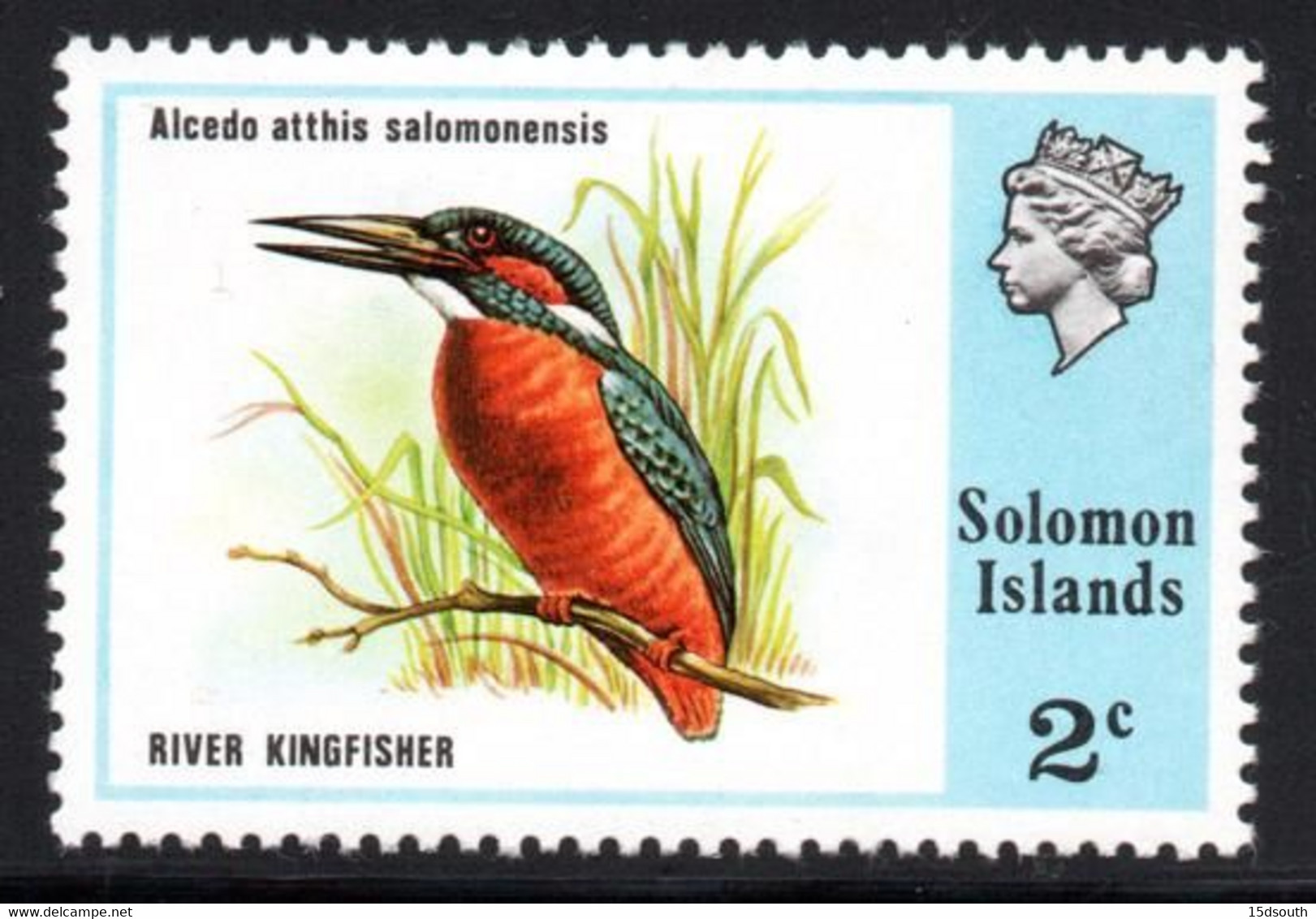 Solomon Islands - 1976 2c Kingfisher (**) # SG 306 - Altri & Non Classificati