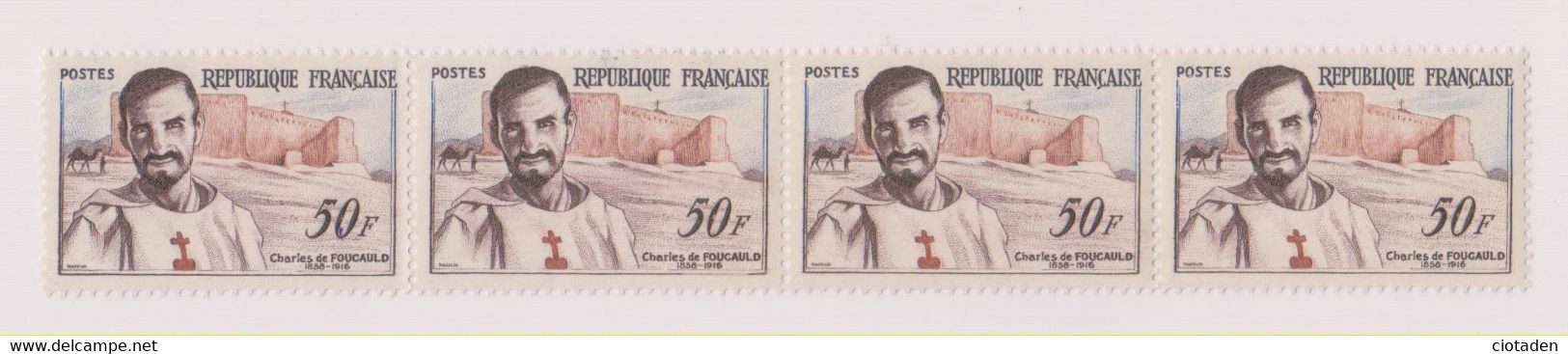 Centenaire De La Naissance De Charles De Foucauld - 1959 - YT N° 1191 - Variété - Ongebruikt