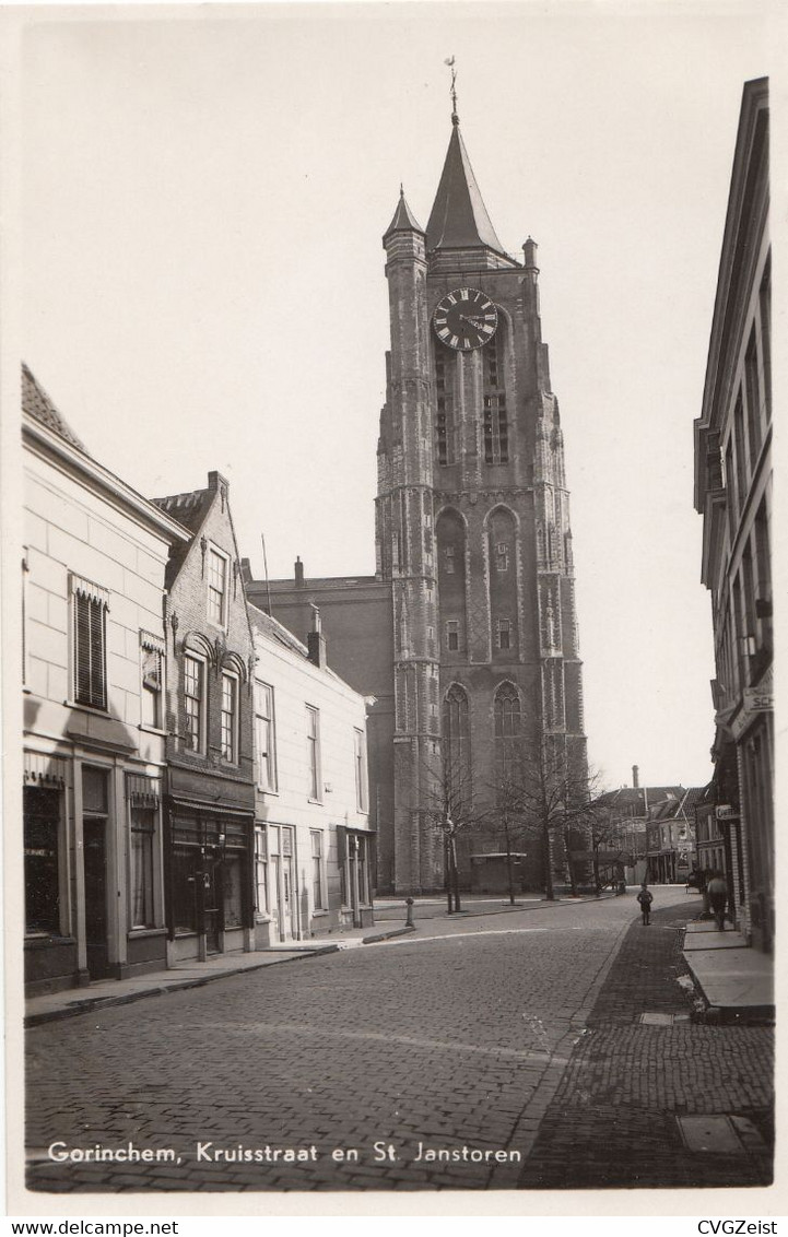 Gorinchem - Kruisstraat En St. Janstoren - Gorinchem