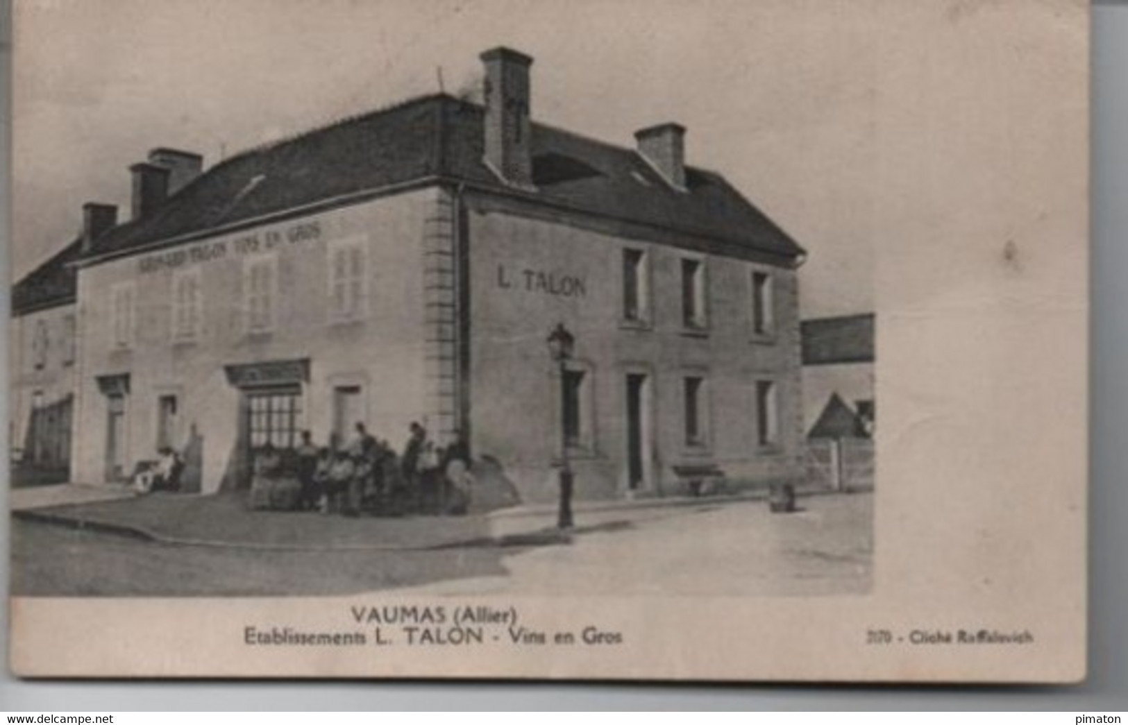 VAUMAS ( Allier )Etablissement  L. TALON  - Vins En Gros   Rare - Other & Unclassified