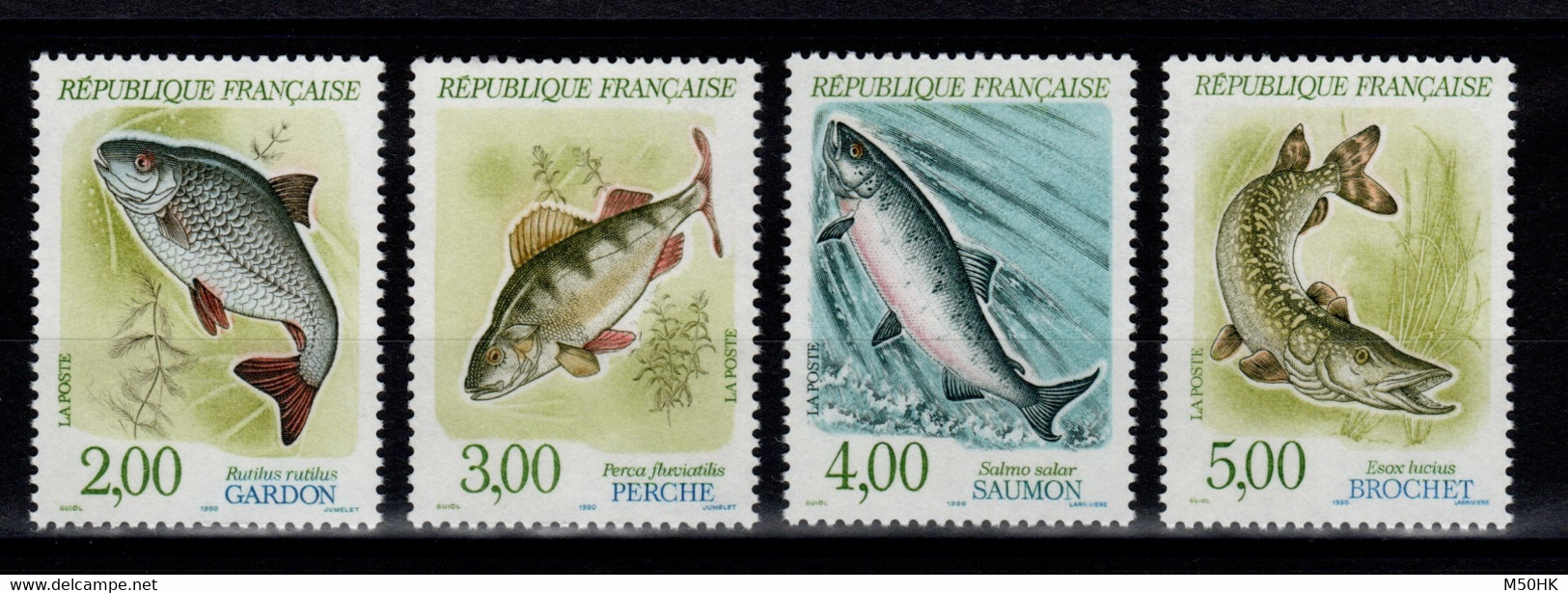 YV 2663 à 2666 N** Complète - Poissons - Prix = Faciale - Neufs