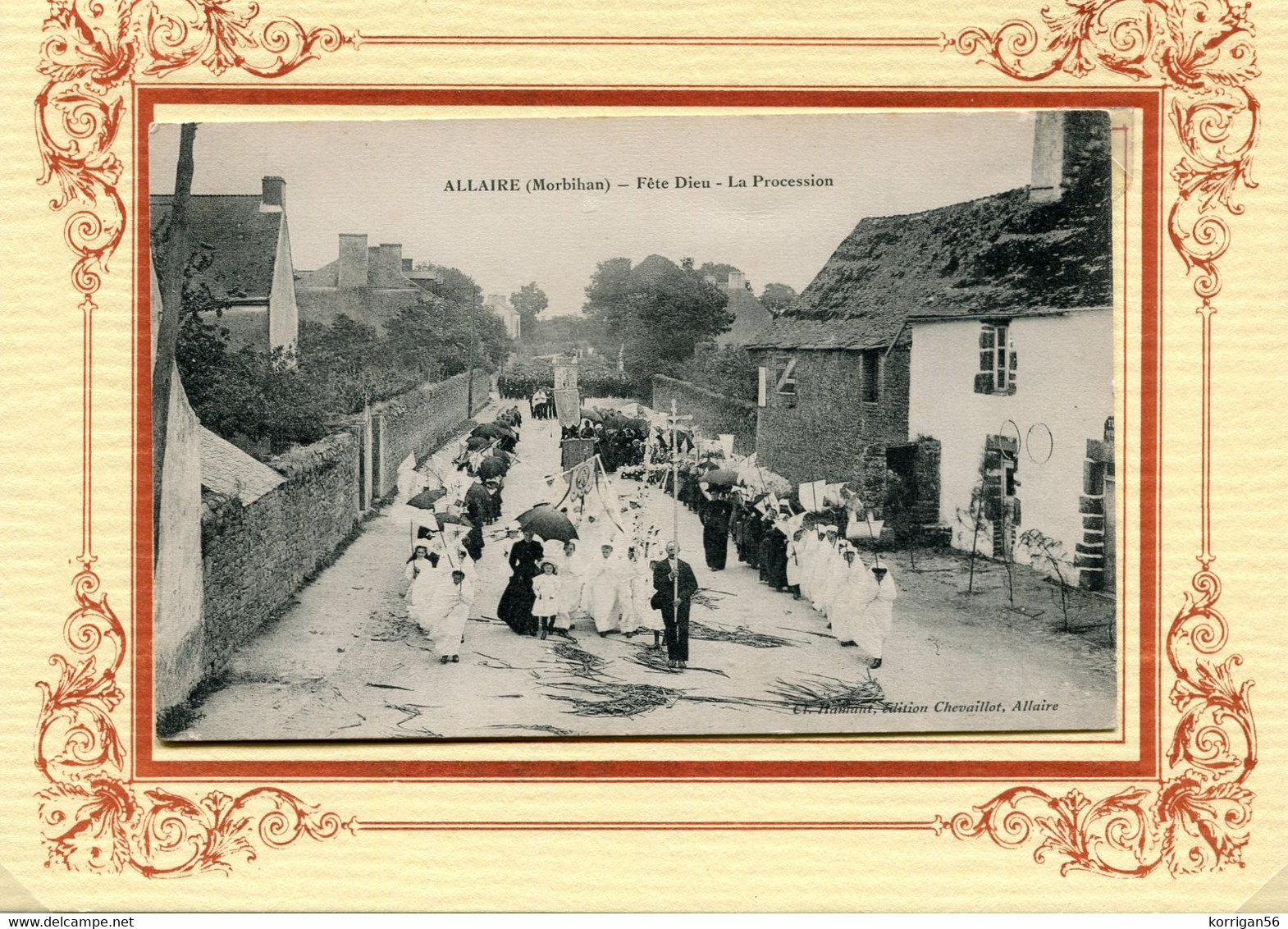 ALLAIRE ***  PROCESSION DE LA FETE DIEU *** - Allaire