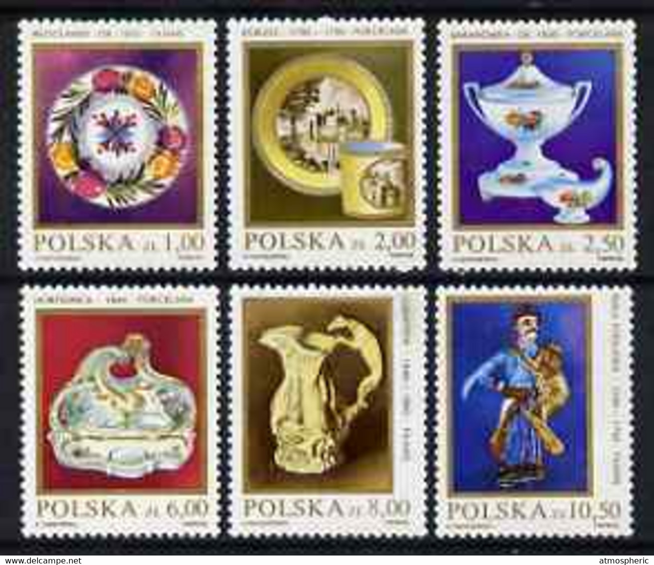 Poland 1981 Polish Ceramics Set Of 6  U/M, SG 2795-800 - Other & Unclassified